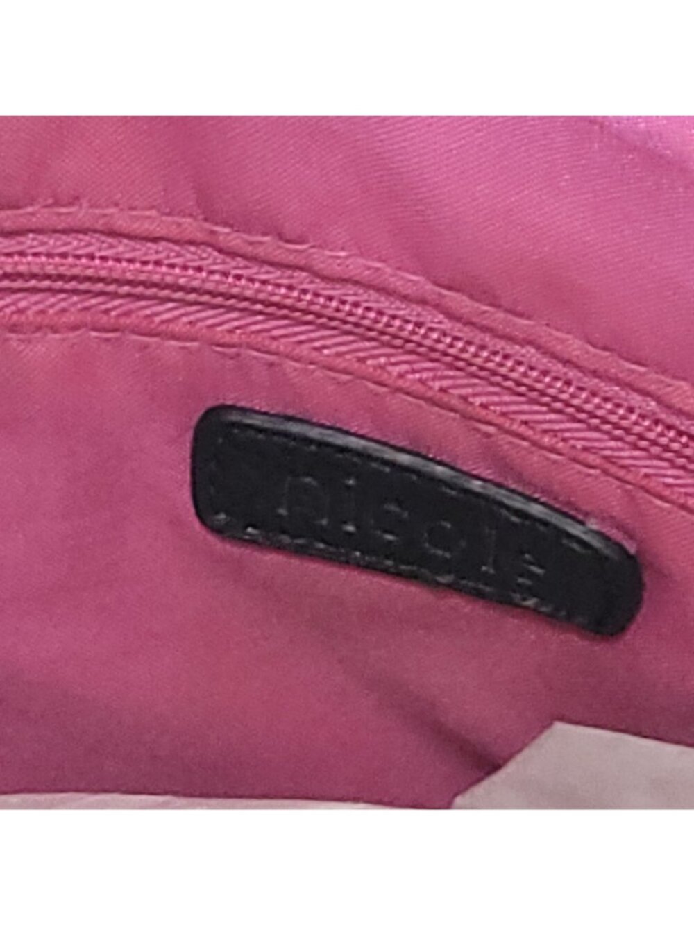 Nicole Miller Black Leather Shoulder Bag - Y2K edgy yet classic Grunge Chic 90's - Picture 13 of 15
